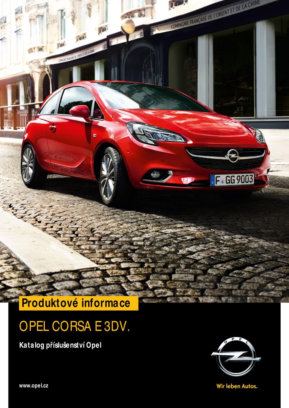 Produktové informace OPEL CORSA E 3DV. Katalog příslušenství Opel. - PDF  Stažení zdarma