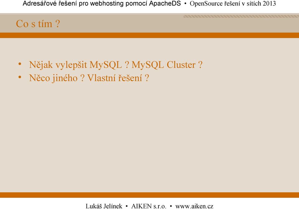 MySQL?