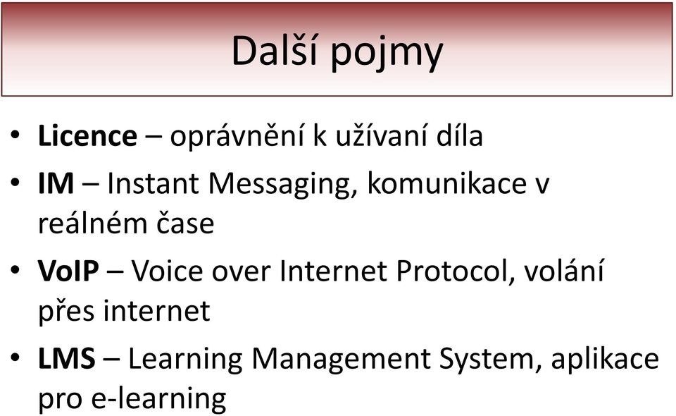 Voice over Internet Protocol, volání přes internet
