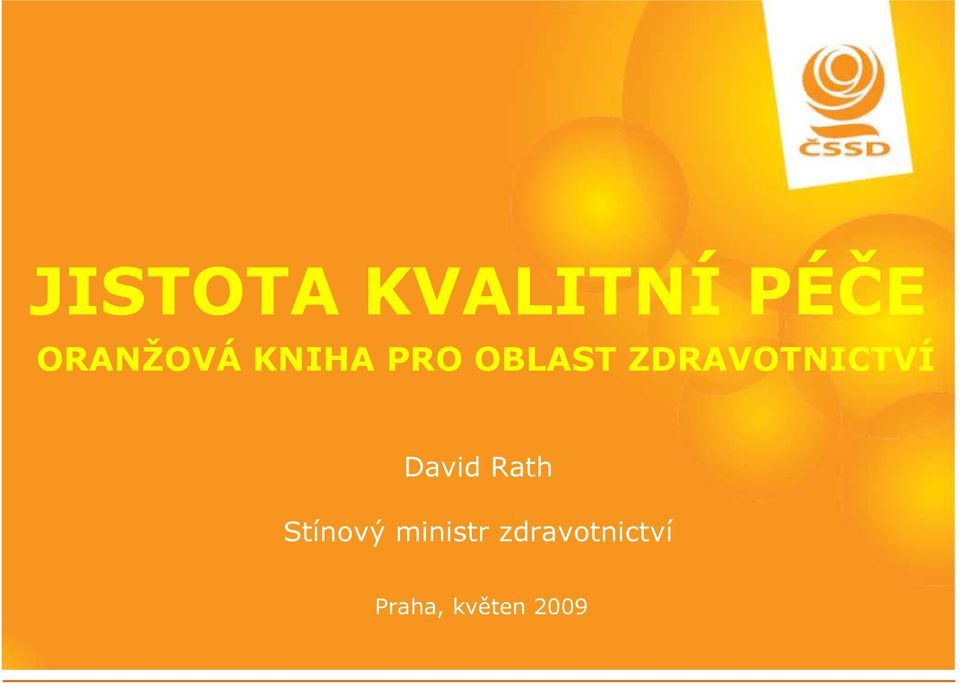 David Rath Stínový ministr