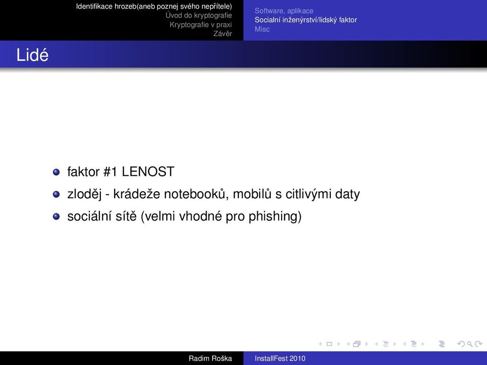 LENOST zloděj - krádeže notebooků, mobilů s
