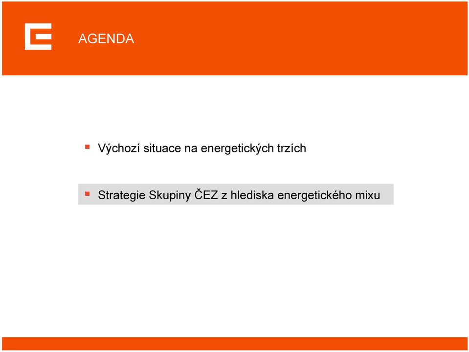 Strategie Skupiny ČEZ z