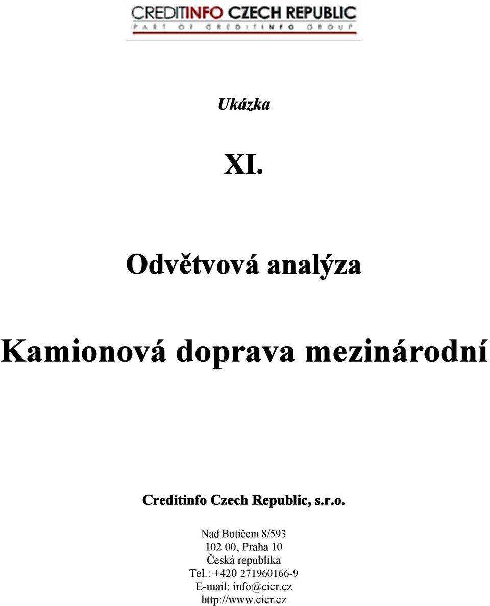 Czech Republic, s.r.o.