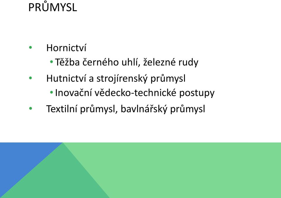 průmysl Inovační vědecko-technické