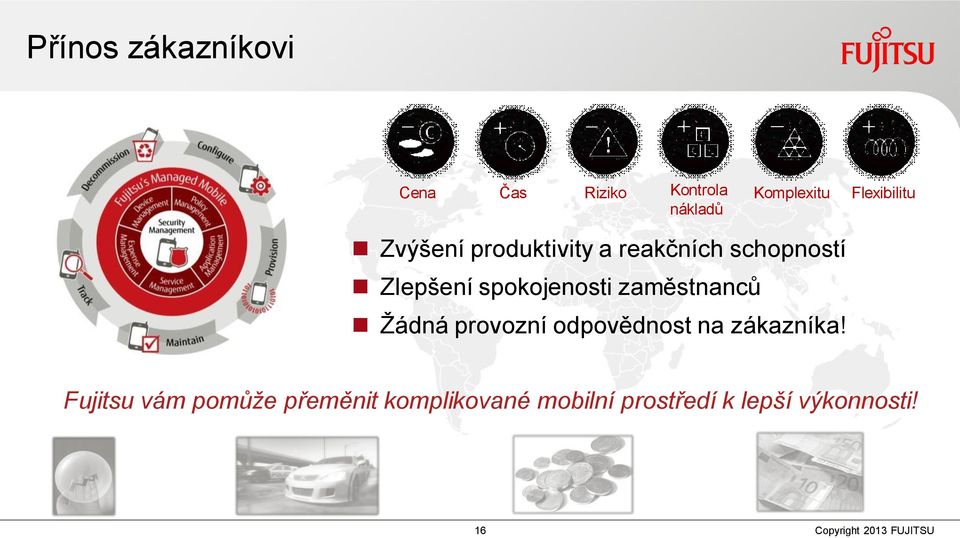 spokojenosti zaměstnanců Žádná provozní odpovědnost na zákazníka!
