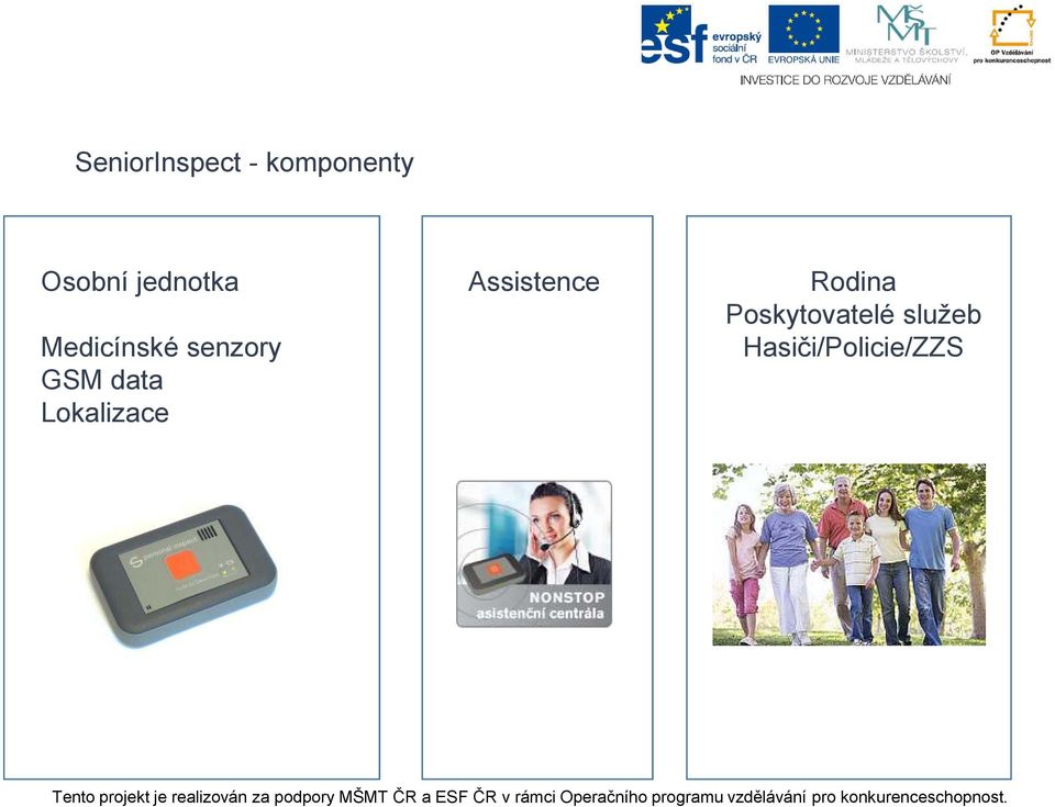 data Lokalizace Assistence Rodina