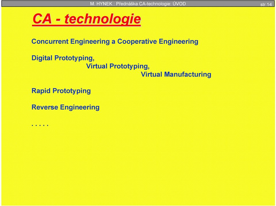 14 Concurrent Engineering a Cooperative Engineering