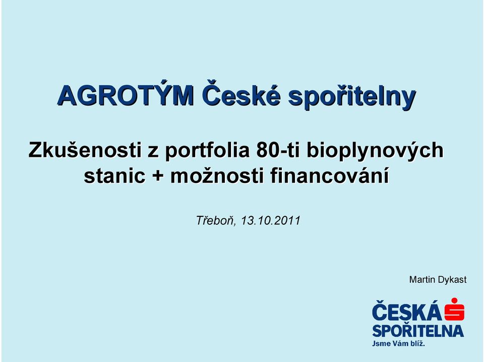 bioplynových stanic + možnosti