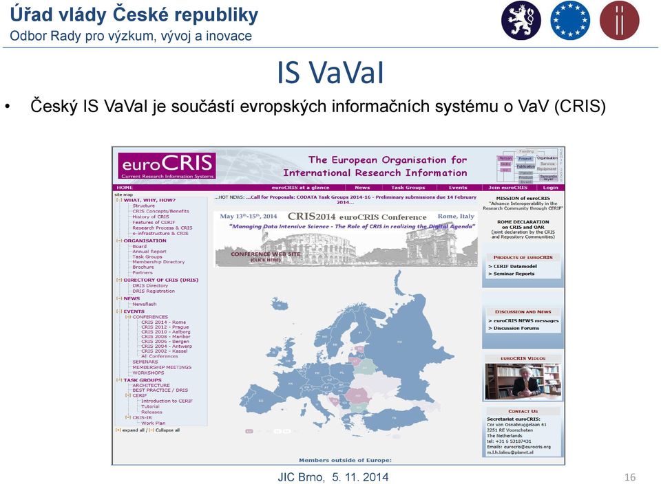 informačních systému o VaV