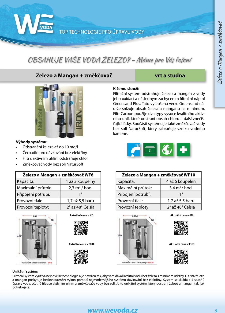 Tato vylepšená verze Greensand nádrže snižuje obsah železa a manganu na minimum. Filtr Carbon použije dva typy vysoce kvalitního aktivního uhlí, které odstraní obsah chloru a další znečišťující látky.