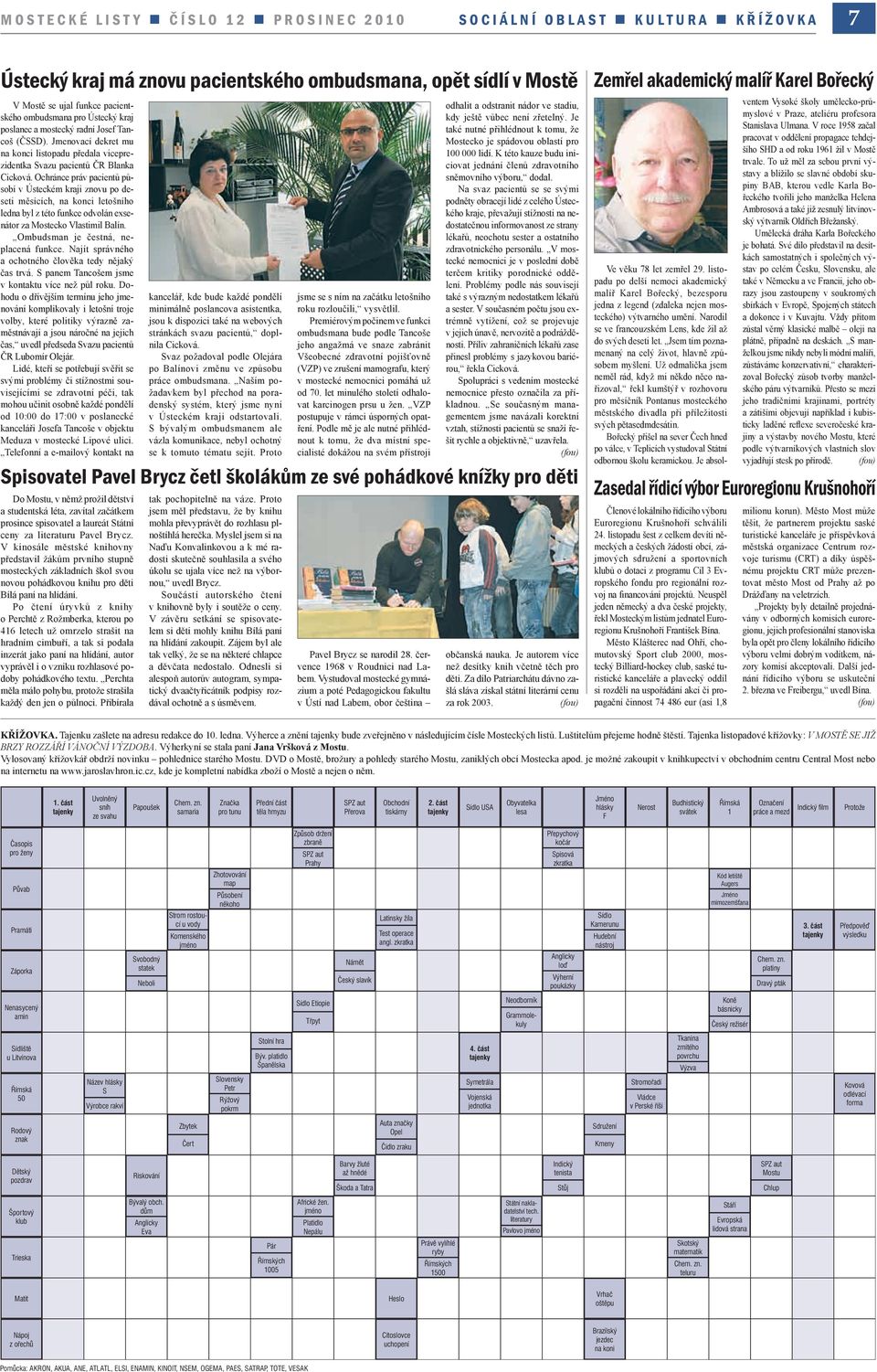 Ochránce práv pacientů působí v Ústeckém kraji znovu po deseti měsících, na konci letošního ledna byl z této funkce odvolán exsenátor za Mostecko Vlastimil Balín.