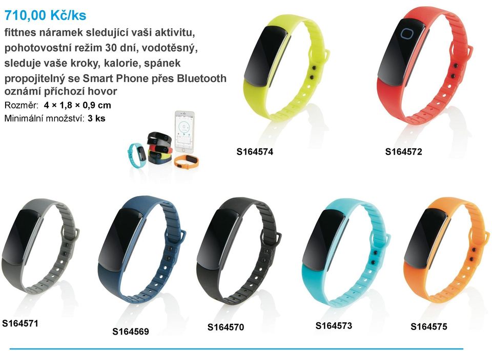 Smart Phone přes Bluetooth oznámí příchozí hovor Rozměr: 4 1,8 0,9 cm