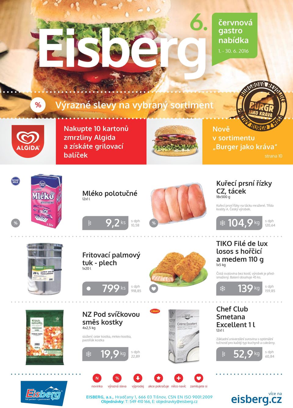 tácek 18x500 g Kuřecí prsní řízky na tácku mražené. Třída kvality A. Český výrobek.