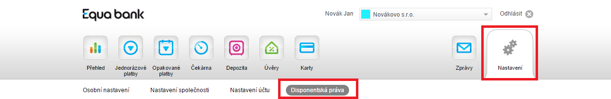 4. Výpisy z účtů 5. Blokace (minimální zůstatek, exekuce, apod.) 6. Žádosti a nabídky (žádosti o nové účty, přidání disponenta / platební karty a případně další změny) 4.