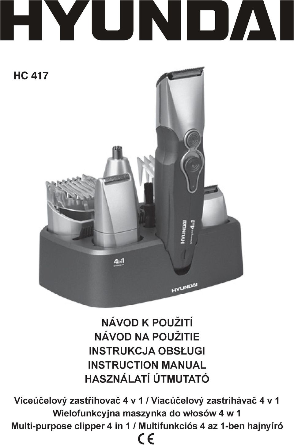 1 / Viacúčelový zastrihávač 4 v 1 Wielofunkcyjna maszynka do