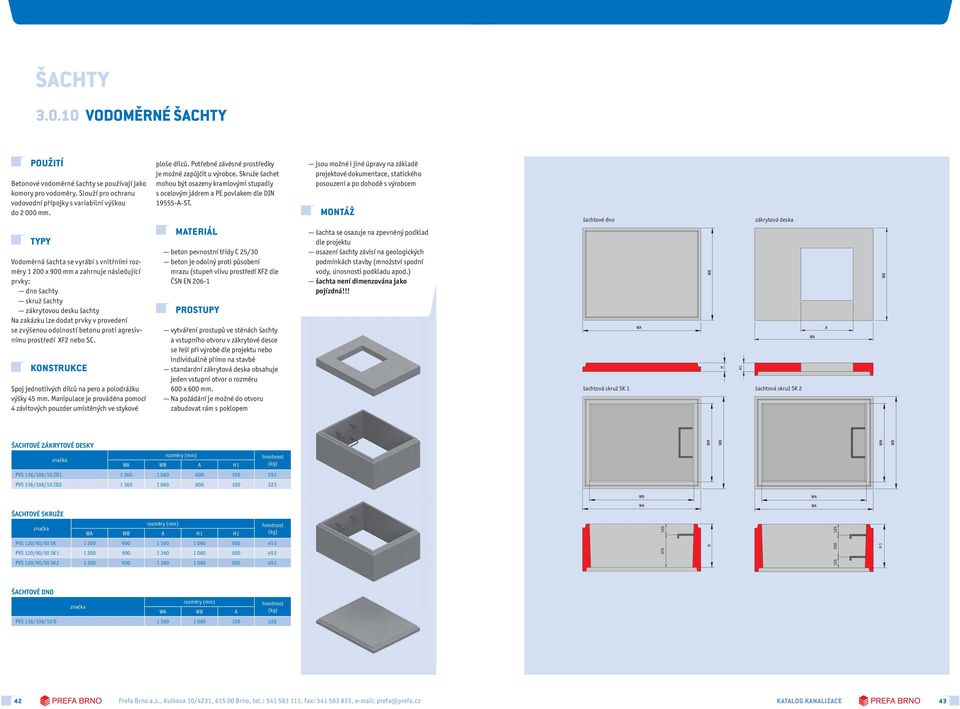 odolností betonu proti agresivnímu prostředí XF2 nebo SC. KONSTRUKCE Spoj jednotlivých dílců na pero a polodrážku výšky 45 mm.