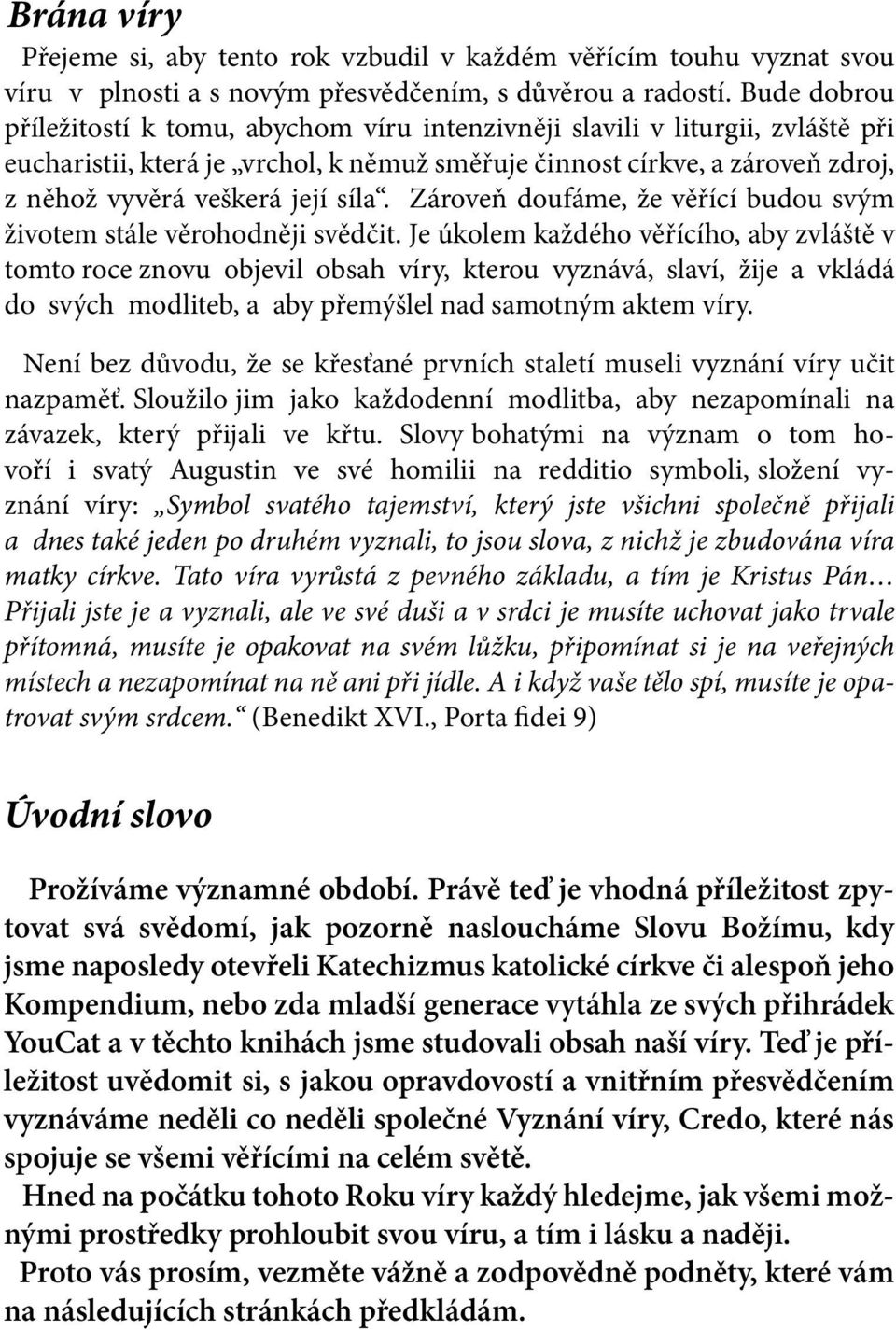 síla. Zároveň doufáme, že věřící budou svým životem stále věrohodněji svědčit.