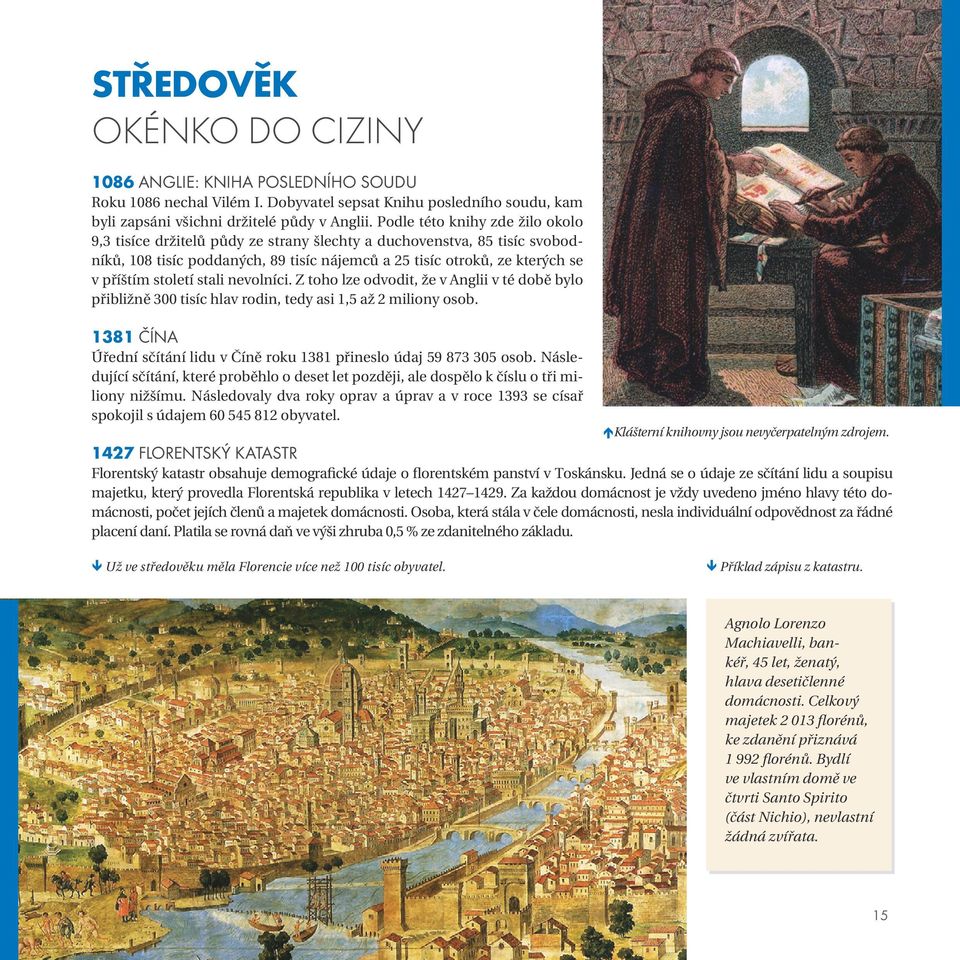století stali nevolníci. Z toho lze odvodit, že v Anglii v té době bylo přibližně 300 tisíc hlav rodin, tedy asi 1,5 až 2 miliony osob.
