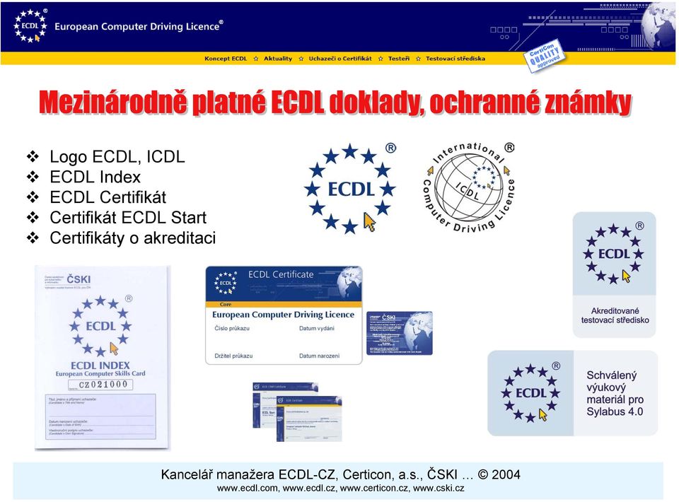 Certifikát ECDL Start