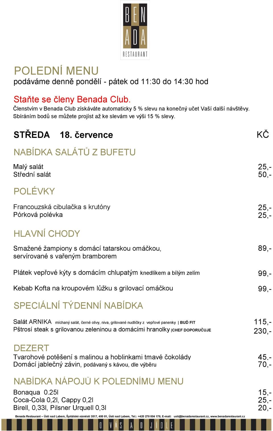 Smažené žampiony s domácí tatarskou omáčkou, 89,- servírované s