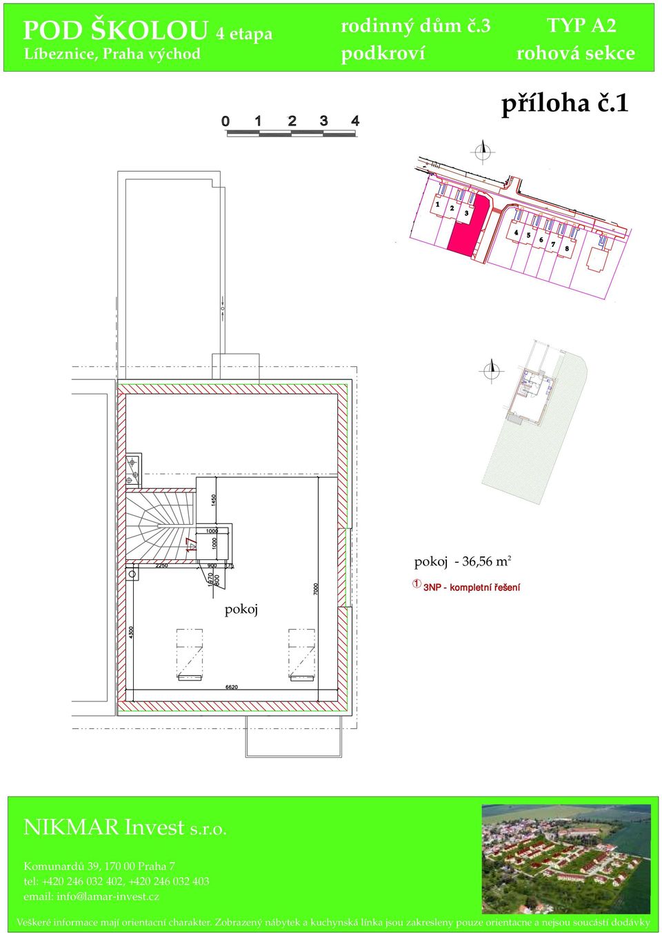 - 36,56 m 2 pokoj