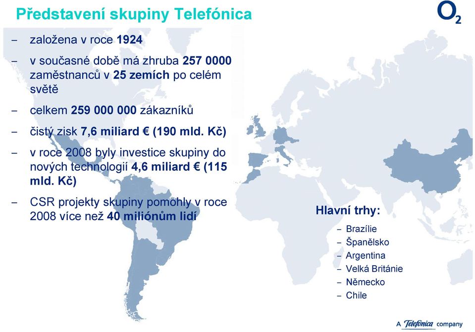 Kč) v roce 2008 byly investice skupiny do nových technologií 4,6 miliard (115 mld.