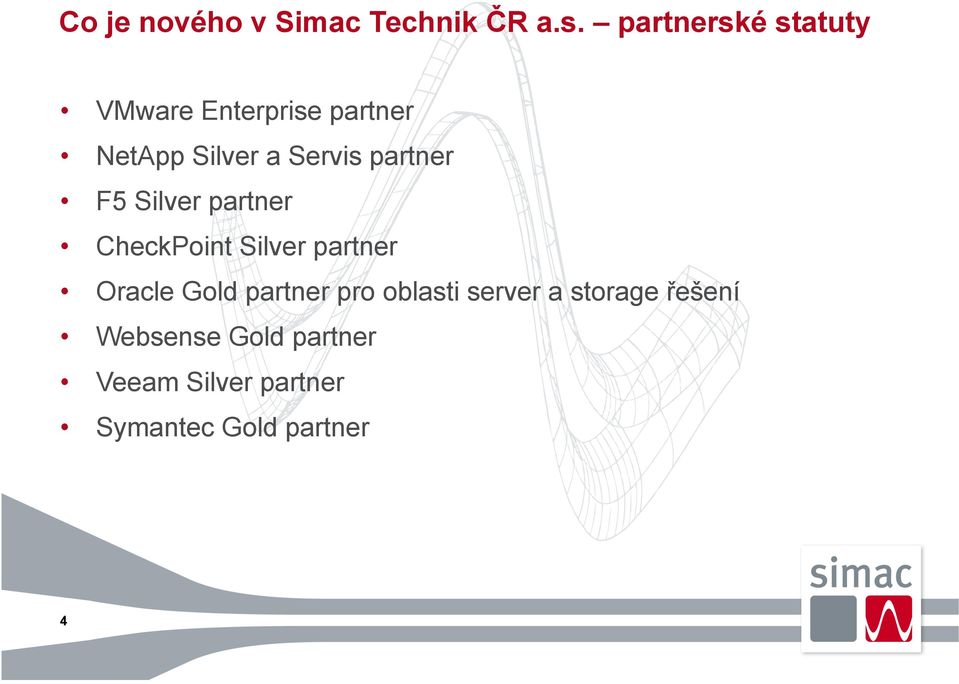 partner F5 Silver partner CheckPoint Silver partner Oracle Gold