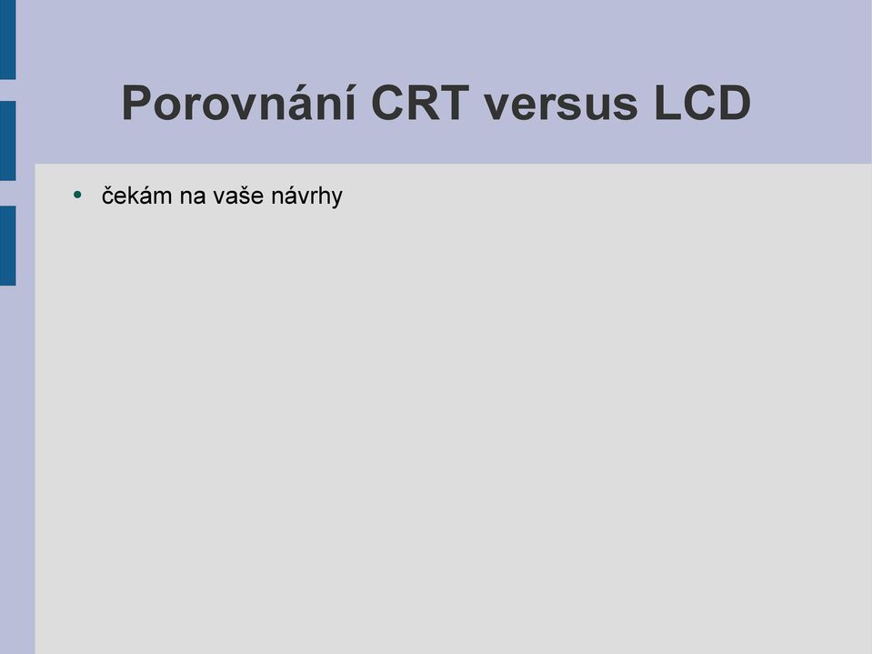 LCD čekám