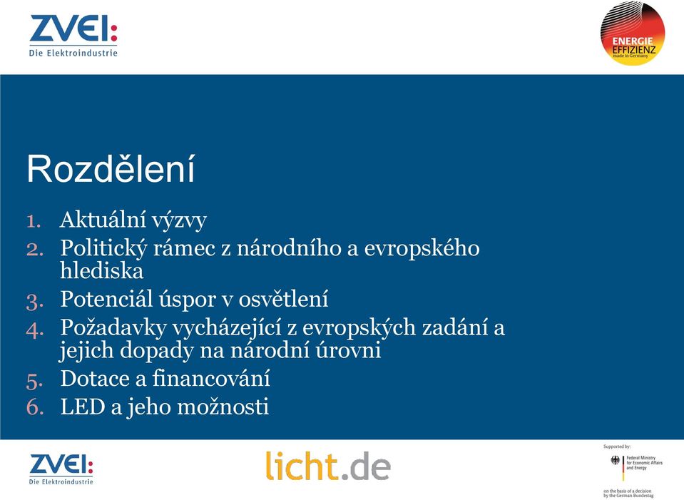 Potenciál úspor v osvětlení 4.