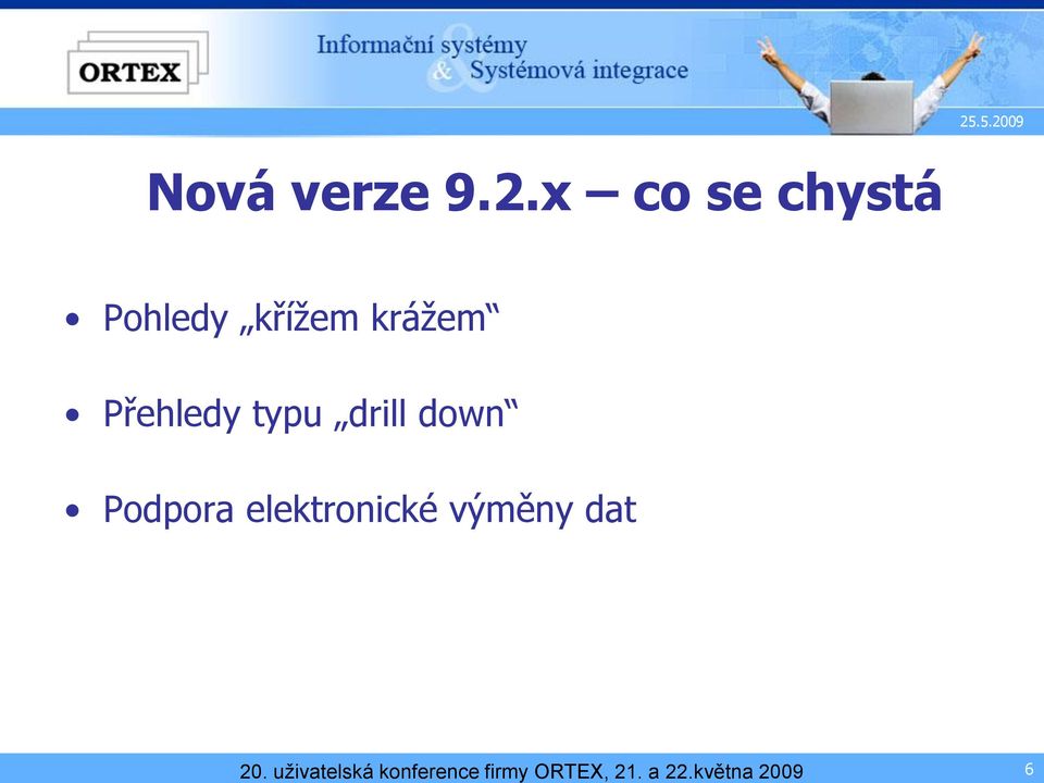 Přehledy typu drill down Podpora