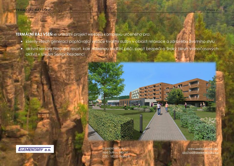 relaxace a zdravého životního stylu aktivní seniory hledající resort, kde naleznou