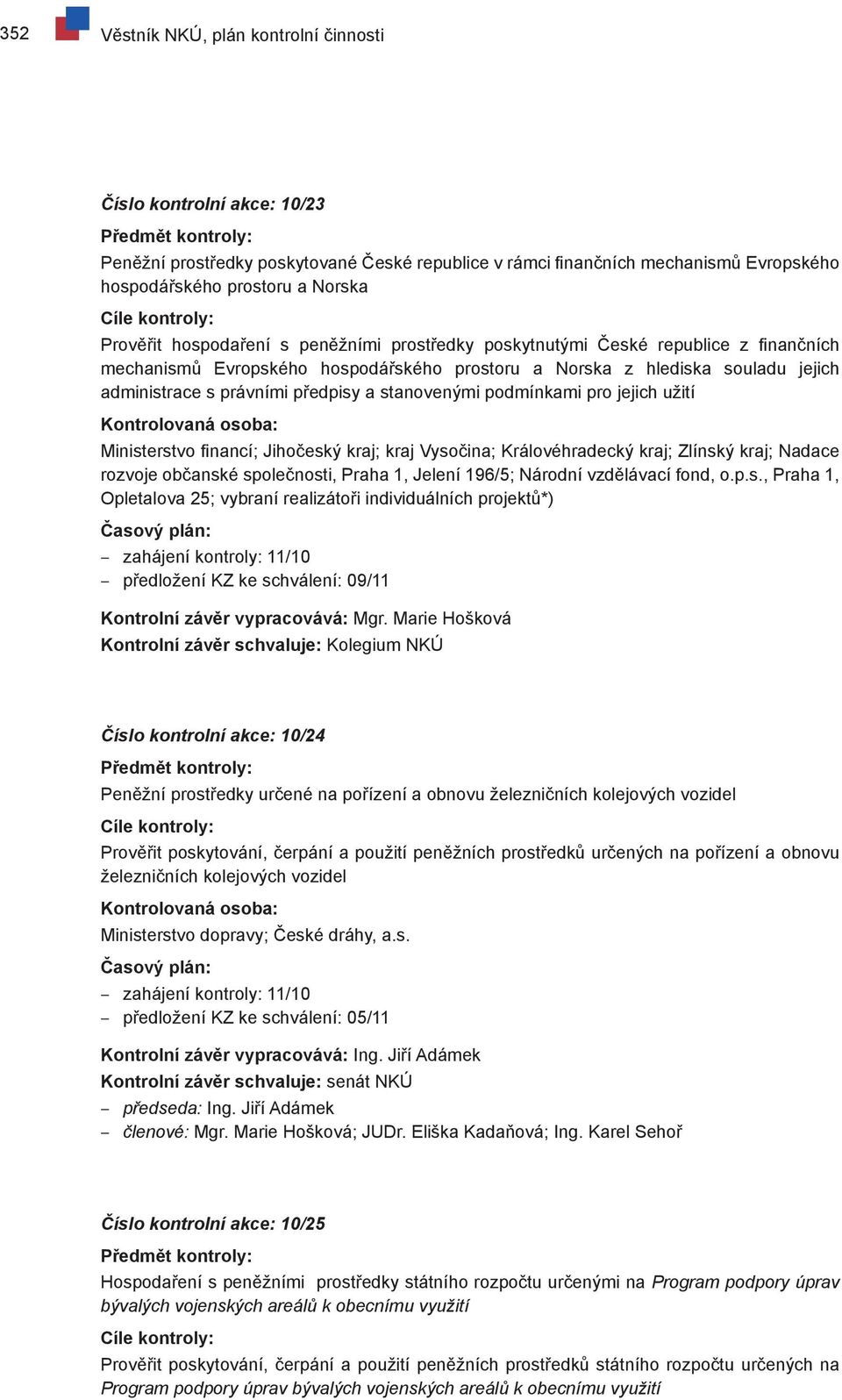 stanovenými podmínkami pro jejich užití Ministerstvo financí; Jihočeský kraj; kraj Vysočina; Královéhradecký kraj; Zlínský kraj; Nadace rozvoje občanské společnosti, Praha 1, Jelení 196/5; Národní