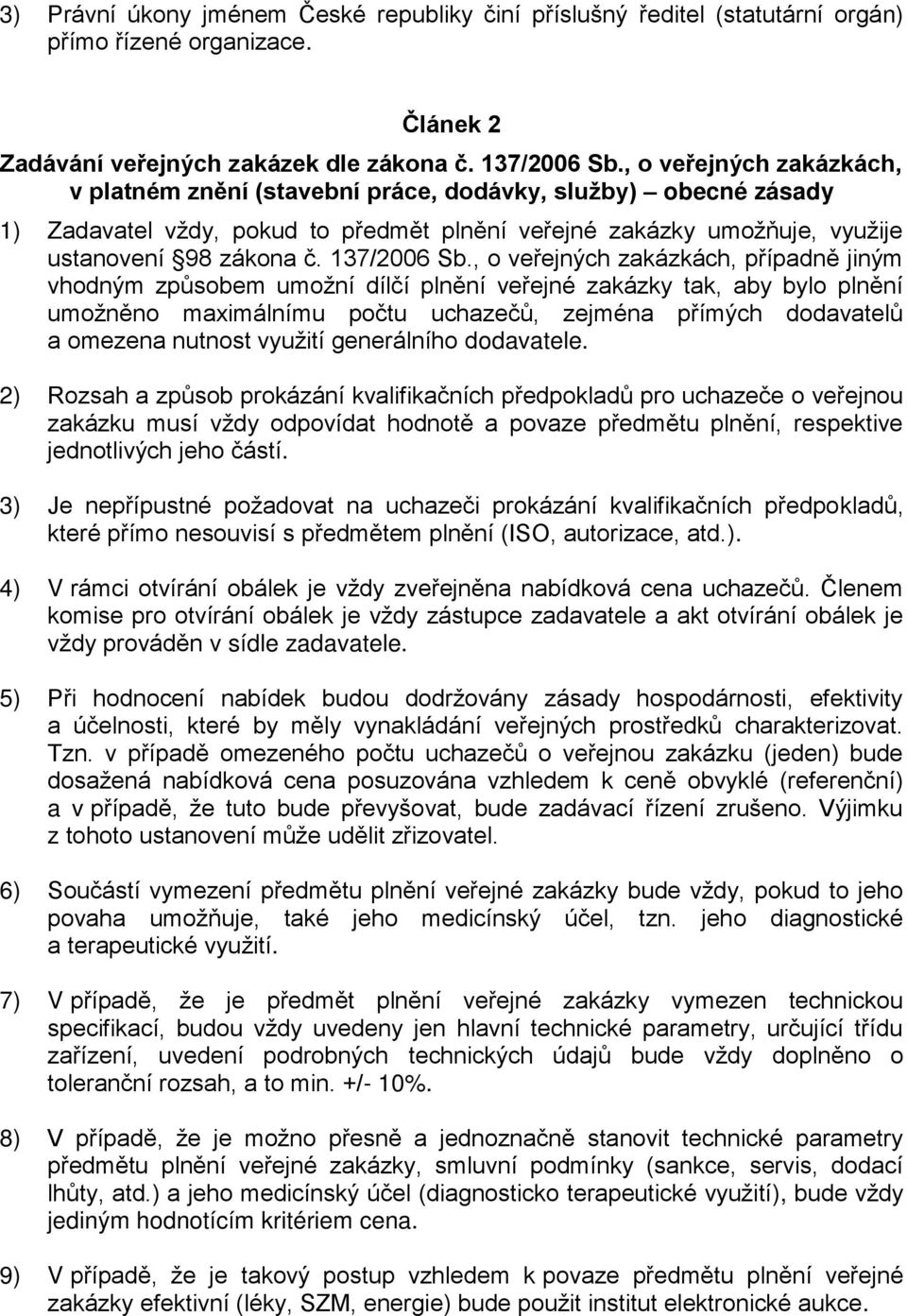137/2006 Sb.