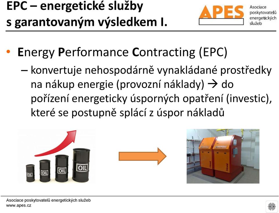 vynakládané prostředky na nákup energie (provozní náklady) do