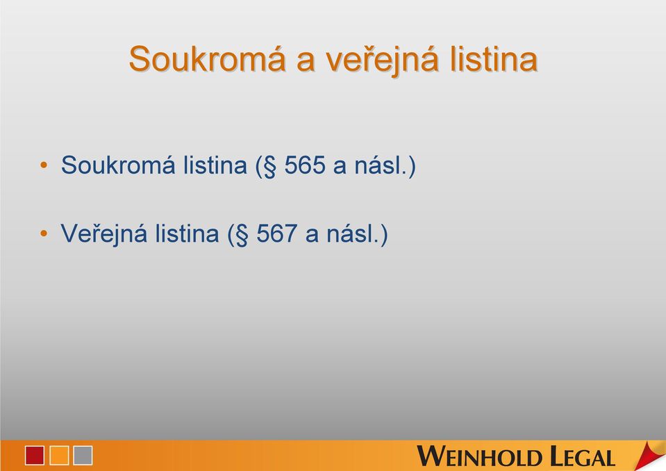 listina ( 565 a násl.