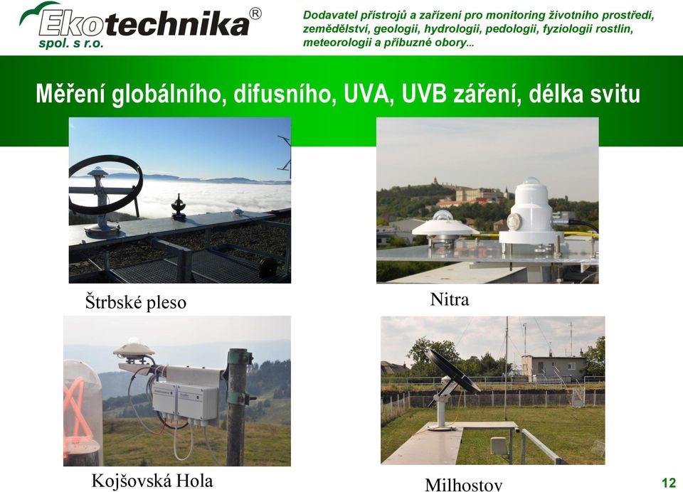 záření, délka svitu