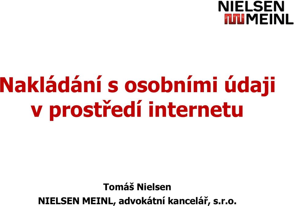 internetu Tomáš Nielsen