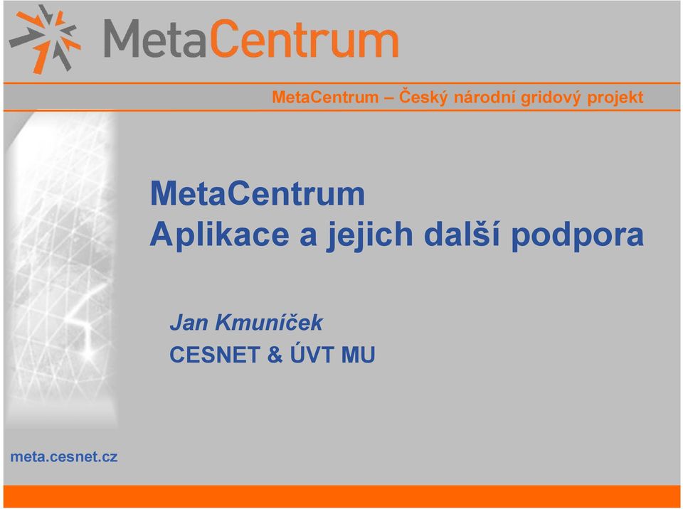 podpora Jan Kmuníček