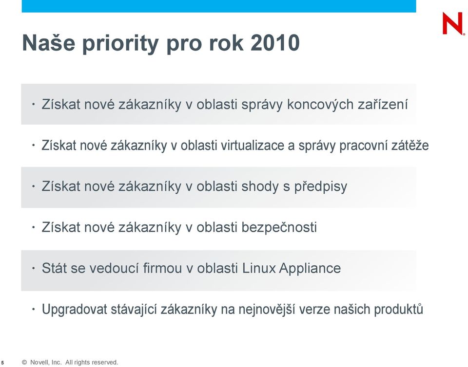 oblasti shody s předpisy Získat nové zákazníky v oblasti bezpečnosti Stát se vedoucí firmou