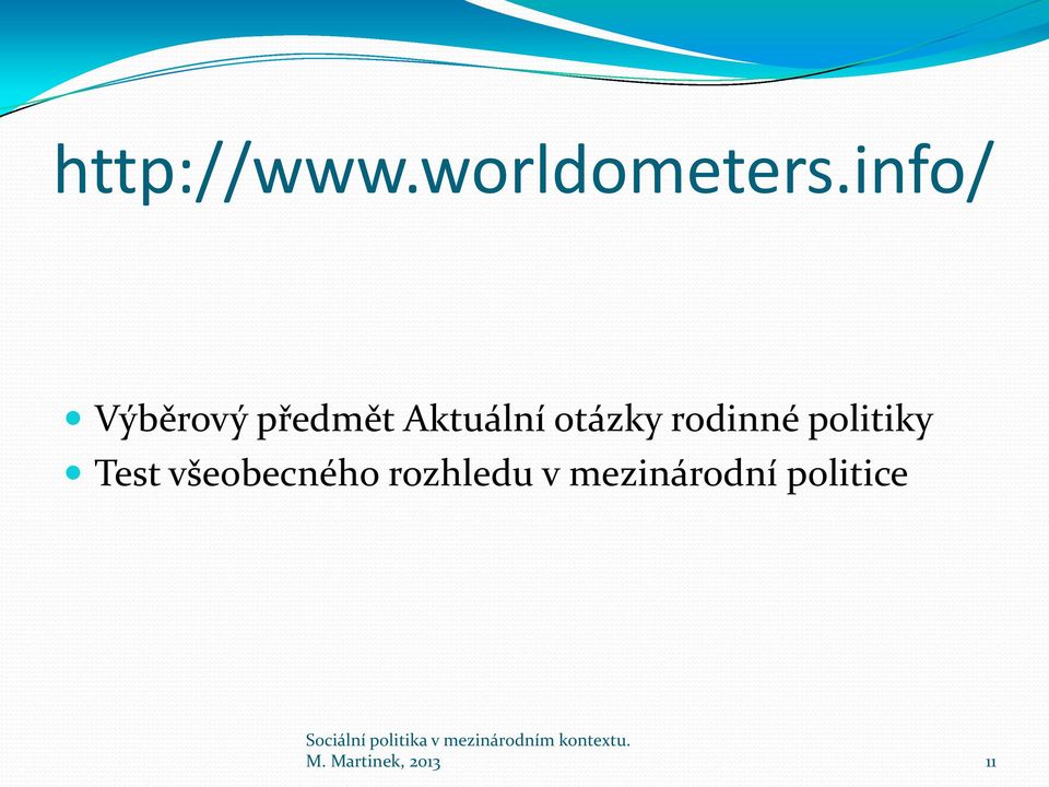 otázky rodinné politiky Test