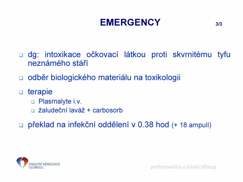 materiálu na toxikologii terapie Plasmalyte i.v.