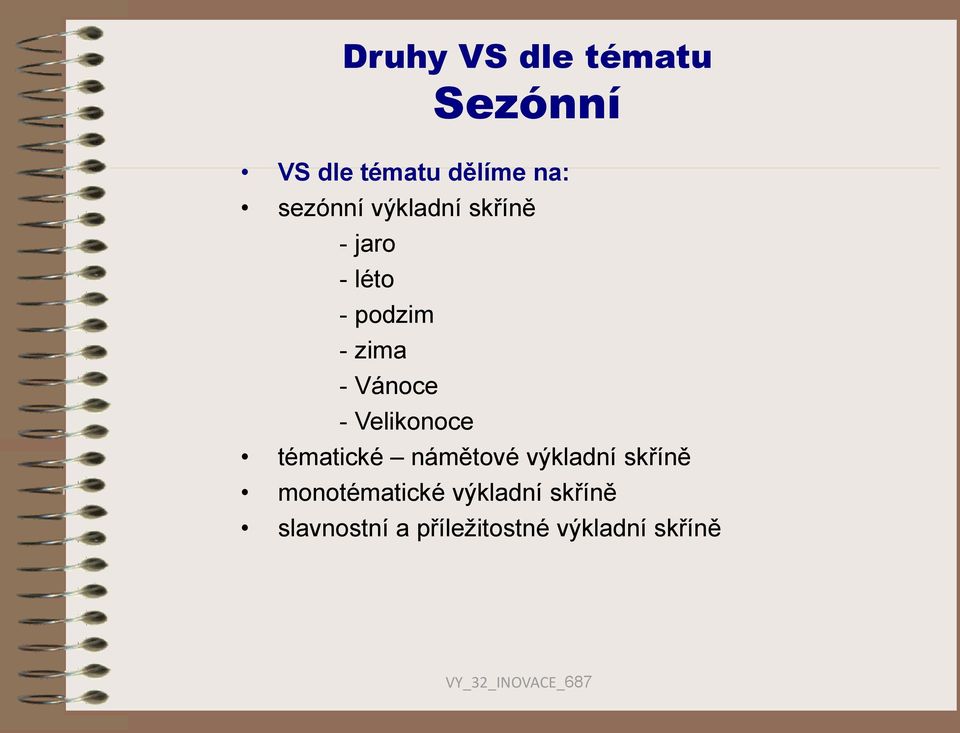 Vánoce - Velikonoce tématické námětové výkladní skříně