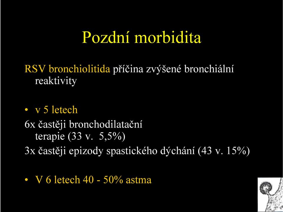 bronchodilatační terapie (33 v.