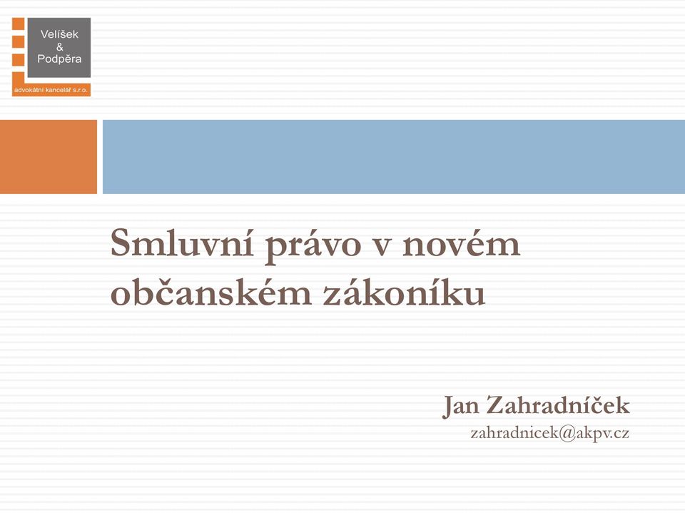 zákoníku Jan