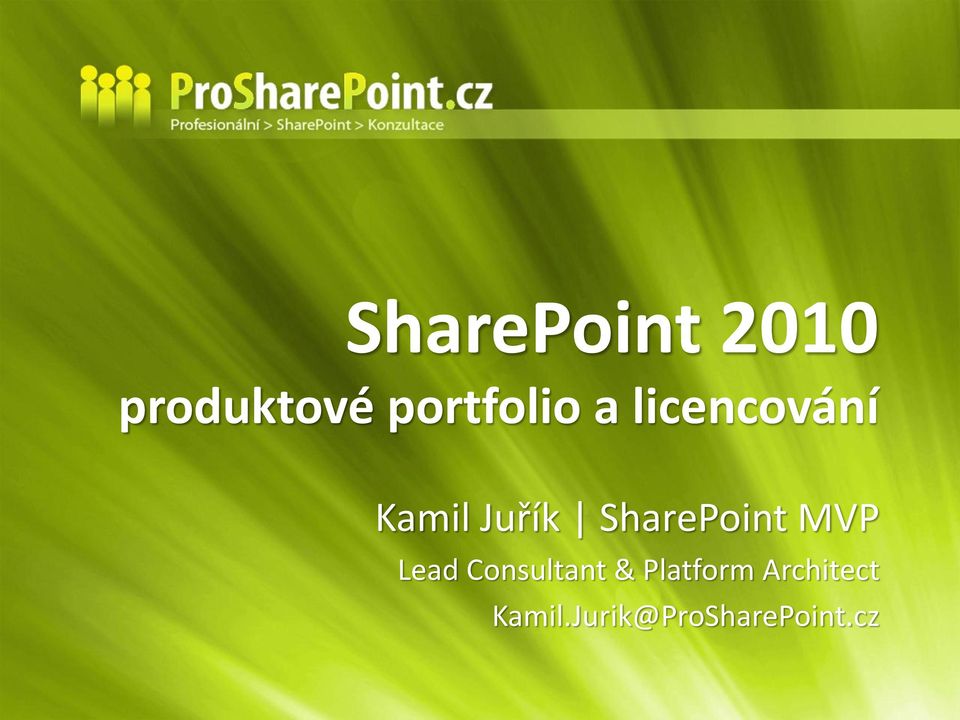 SharePoint MVP Lead Consultant &