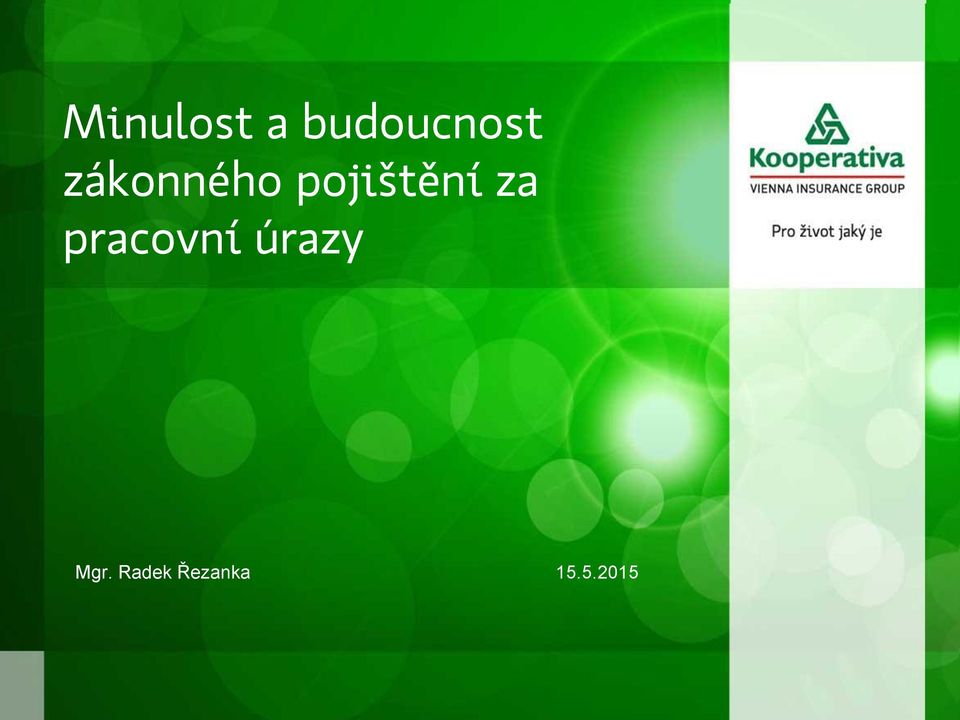 za pracovní úrazy Mgr.