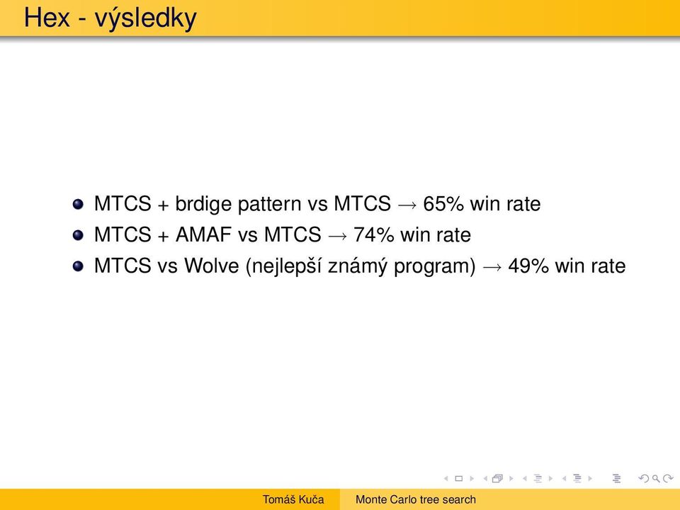 AMAF vs MTCS 74% win rate MTCS vs