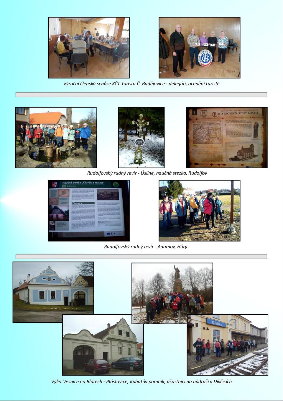 Úsilné, naučná stezka, Rudolfov Rudolfovský rudný revír - Adamov,