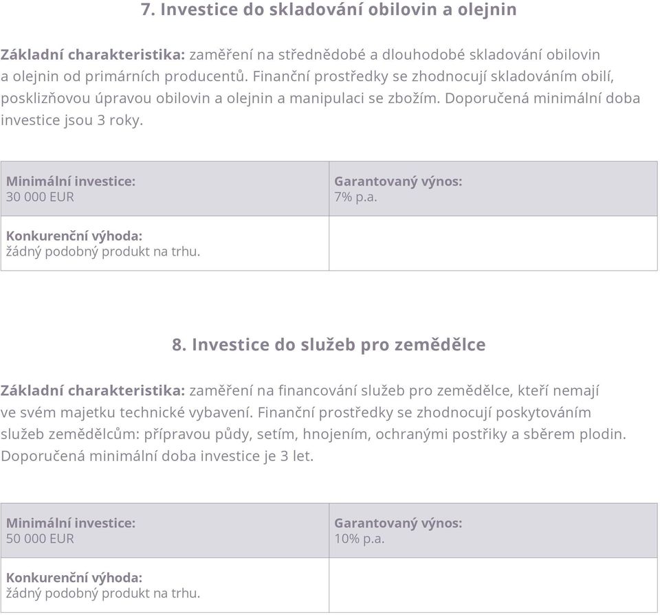 30 000 EUR 7% p.a. 8.