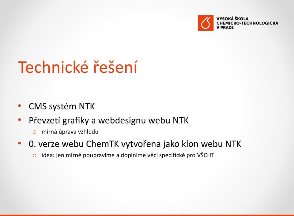 verze webu ChemTK vytvřena jak kln webu NTK idea: